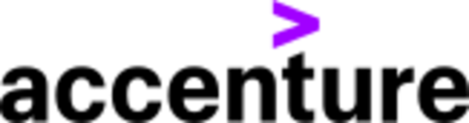 Accenture logo.